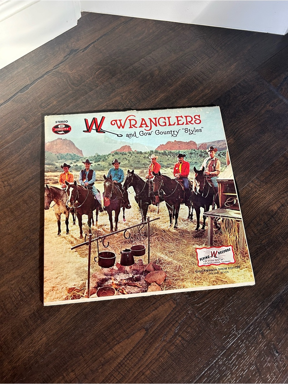 Wranglers and Cow Country Styles Vintage Vinyl LP - White Cover